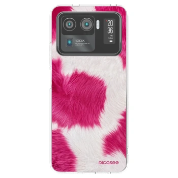 Picasee husă transparentă din silicon pentru Xiaomi Mi 11 Ultra - Pink Moo
