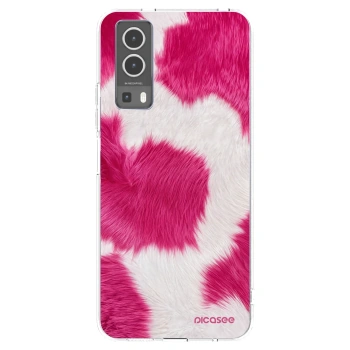 Picasee husă transparentă din silicon pentru Vivo Y72 5G - Pink Moo