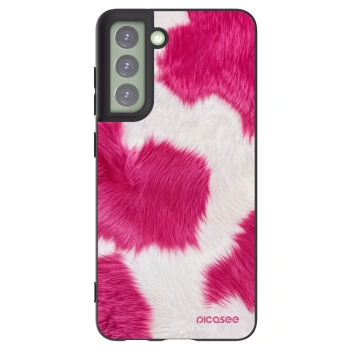Picasee husă neagră din silicon pentru Samsung Galaxy S21 FE 5G - Pink Moo