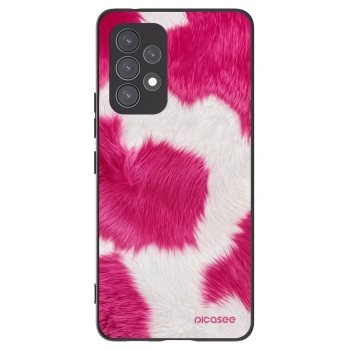Picasee husă neagră din silicon pentru Samsung Galaxy A53 5G A536 - Pink Moo
