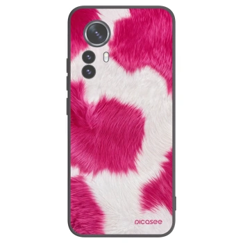 Picasee husă neagră din silicon pentru Xiaomi 12 Pro - Pink Moo