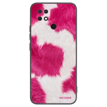 Picasee husă neagră din silicon pentru Xiaomi Redmi 10C - Pink Moo