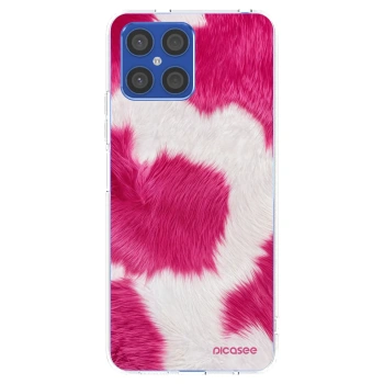 Picasee husă transparentă din silicon pentru Honor X8 4G - Pink Moo