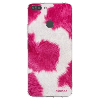 Picasee husă transparentă din silicon pentru Huawei P Smart - Pink Moo
