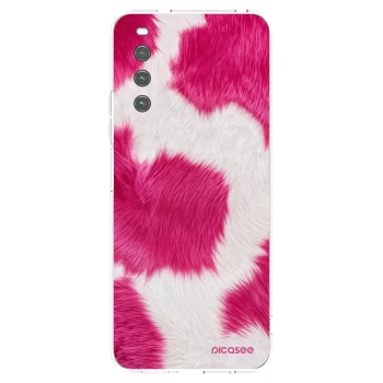 Picasee husă transparentă din silicon pentru Sony Xperia 10 IV 5G - Pink Moo