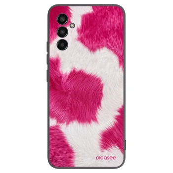 Picasee husă neagră din silicon pentru Samsung Galaxy M13 M135F - Pink Moo