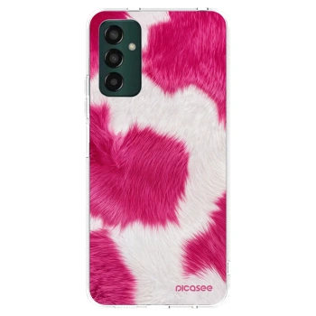Picasee husă transparentă din silicon pentru Samsung Galaxy M13 M135F - Pink Moo
