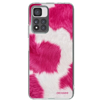 Picasee husă transparentă din silicon pentru Xiaomi Redmi Note 11 Pro+ 5G - Pink Moo
