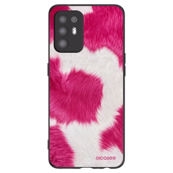 Picasee husă neagră din silicon pentru OPPO A94 5G - Pink Moo