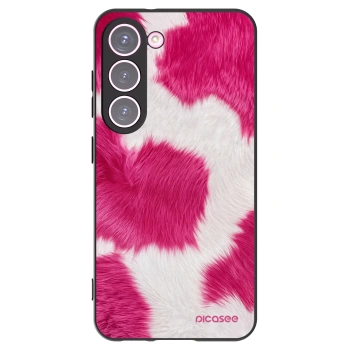 Picasee husă neagră din silicon pentru Samsung Galaxy S23 5G - Pink Moo