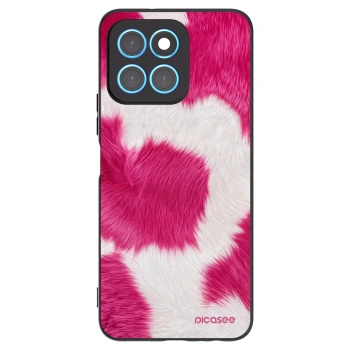 Picasee husă neagră din silicon pentru Honor X6 - Pink Moo