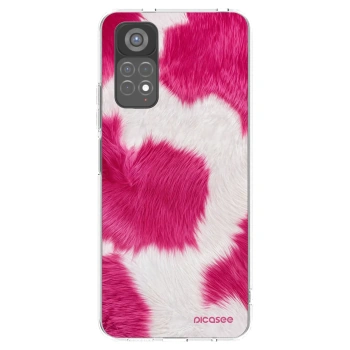Picasee husă transparentă din silicon pentru Xiaomi Redmi Note 11S 5G - Pink Moo