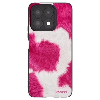 Picasee husă neagră din silicon pentru Honor X8a - Pink Moo