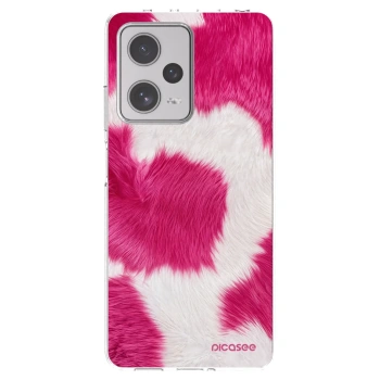 Picasee husă transparentă din silicon pentru Xiaomi Redmi Note 12 Pro+ 5G - Pink Moo