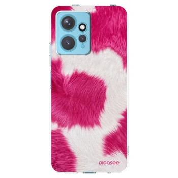 Picasee husă transparentă din silicon pentru Xiaomi Redmi Note 12 4G - Pink Moo
