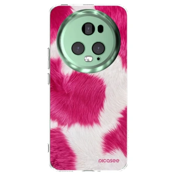 Picasee husă transparentă din silicon pentru Honor Magic5 Pro - Pink Moo