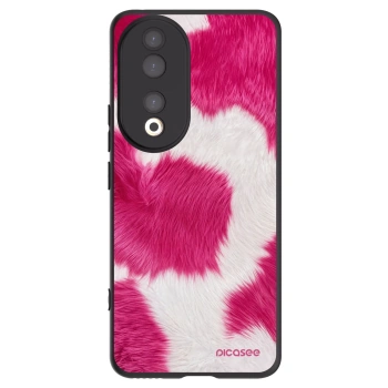 Picasee husă neagră din silicon pentru Honor 90 5G - Pink Moo