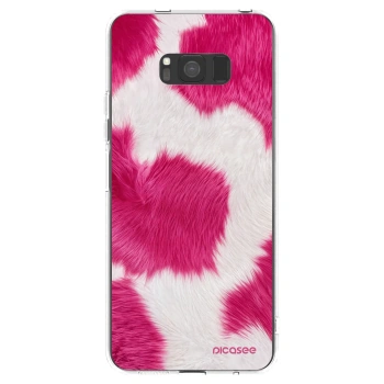 Picasee husă transparentă din silicon pentru Samsung Galaxy S8 G950F - Pink Moo