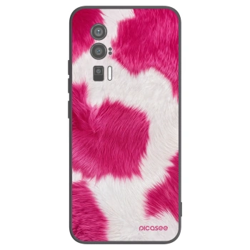Picasee husă neagră din silicon pentru Xiaomi Poco F5 Pro 5G - Pink Moo