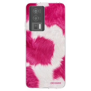 Picasee husă transparentă din silicon pentru Xiaomi Poco F5 Pro 5G - Pink Moo