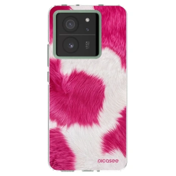 Picasee husă transparentă din silicon pentru Xiaomi 13T - Pink Moo