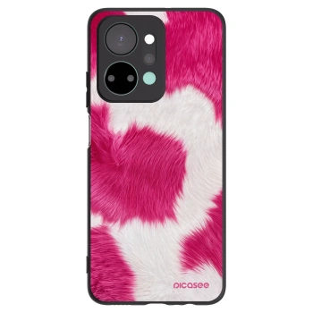 Picasee husă neagră din silicon pentru Honor X7a - Pink Moo