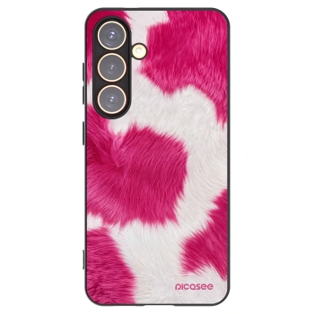 Picasee husă neagră din silicon pentru Samsung Galaxy S24 S921B 5G - Pink Moo
