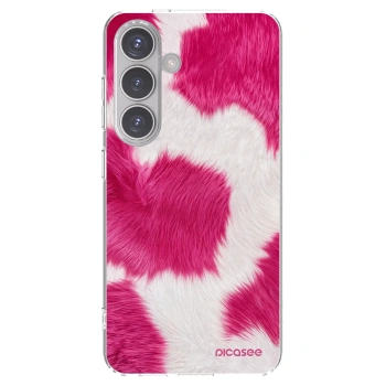 Picasee husă transparentă din silicon pentru Samsung Galaxy S24 S921B 5G - Pink Moo