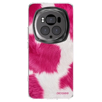 Picasee husă transparentă din silicon pentru Honor Magic6 Pro - Pink Moo