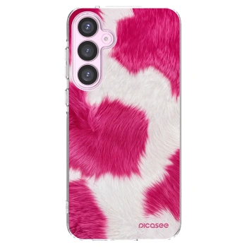 Picasee husă transparentă din silicon pentru Samsung Galaxy A55 5G A556B - Pink Moo