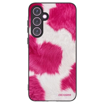 Picasee husă neagră din silicon pentru Samsung Galaxy A35 5G A356B - Pink Moo