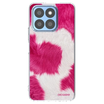 Picasee husă transparentă din silicon pentru Honor X8b - Pink Moo