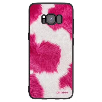 Picasee husă neagră din silicon pentru Samsung Galaxy S8 G950F - Pink Moo