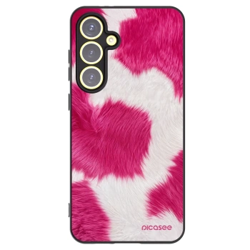 Picasee husă neagră din silicon pentru Samsung Galaxy S24 FE S721B - Pink Moo