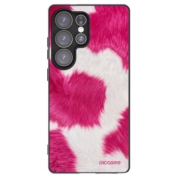 Picasee husă neagră din silicon pentru Samsung Galaxy S25 Ultra 5G - Pink Moo