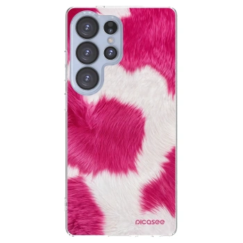 Picasee husă transparentă din silicon pentru Samsung Galaxy S25 Ultra 5G - Pink Moo