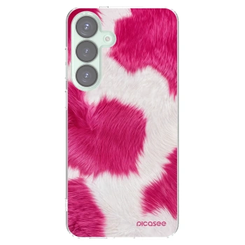 Picasee husă transparentă din silicon pentru Samsung Galaxy S25+ 5G - Pink Moo
