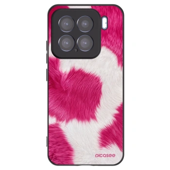 Picasee husă neagră din silicon pentru Xiaomi 15 - Pink Moo