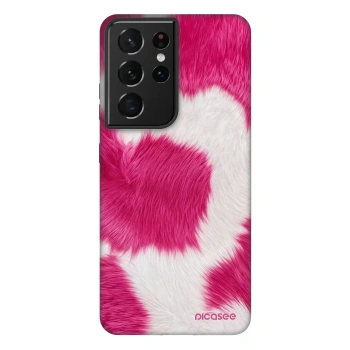 Picasee Fashion Case pentru Samsung Galaxy S21 Ultra 5G G998B - Pink Moo