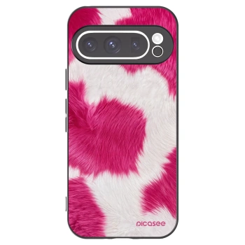 Picasee husă neagră din silicon pentru Google Pixel 9 Pro XL - Pink Moo