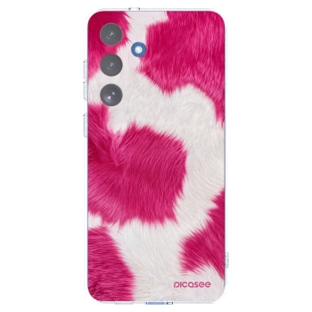 Picasee husă transparentă din silicon pentru Samsung Galaxy S25 FE 5G - Pink Moo