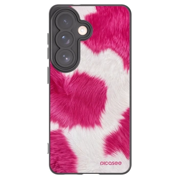 Picasee husă neagră din silicon pentru Samsung Galaxy S26 - Pink Moo