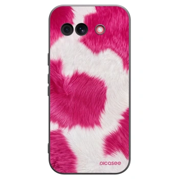 Picasee husă neagră din silicon pentru Google Pixel 10a - Pink Moo