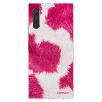 Picasee husă transparentă din silicon pentru Samsung Galaxy Note 10 N970F - Pink Moo