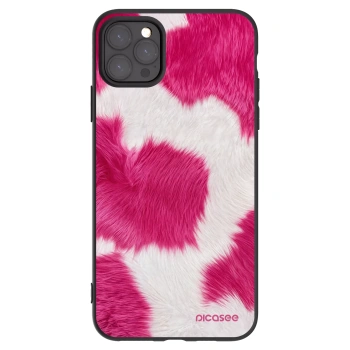 Picasee husă neagră din silicon pentru Apple iPhone 11 Pro Max - Pink Moo
