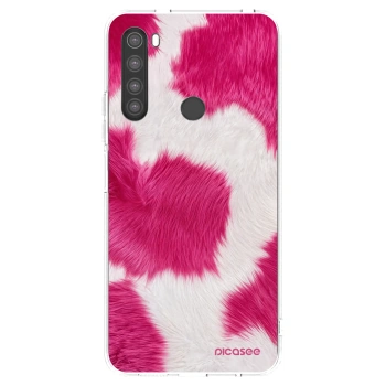 Picasee husă transparentă din silicon pentru Xiaomi Redmi Note 8 - Pink Moo