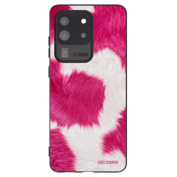 Picasee husă neagră din silicon pentru Samsung Galaxy S20 Ultra 5G G988F - Pink Moo