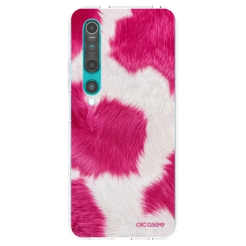 Picasee husă transparentă din silicon pentru Xiaomi Mi 10 - Pink Moo
