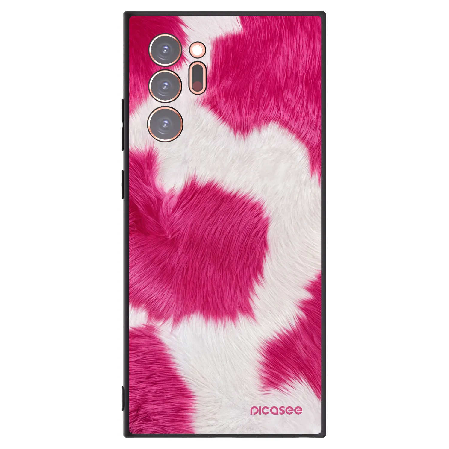 Picasee husă neagră din silicon pentru Samsung Galaxy Note 20 Ultra - Pink Moo
