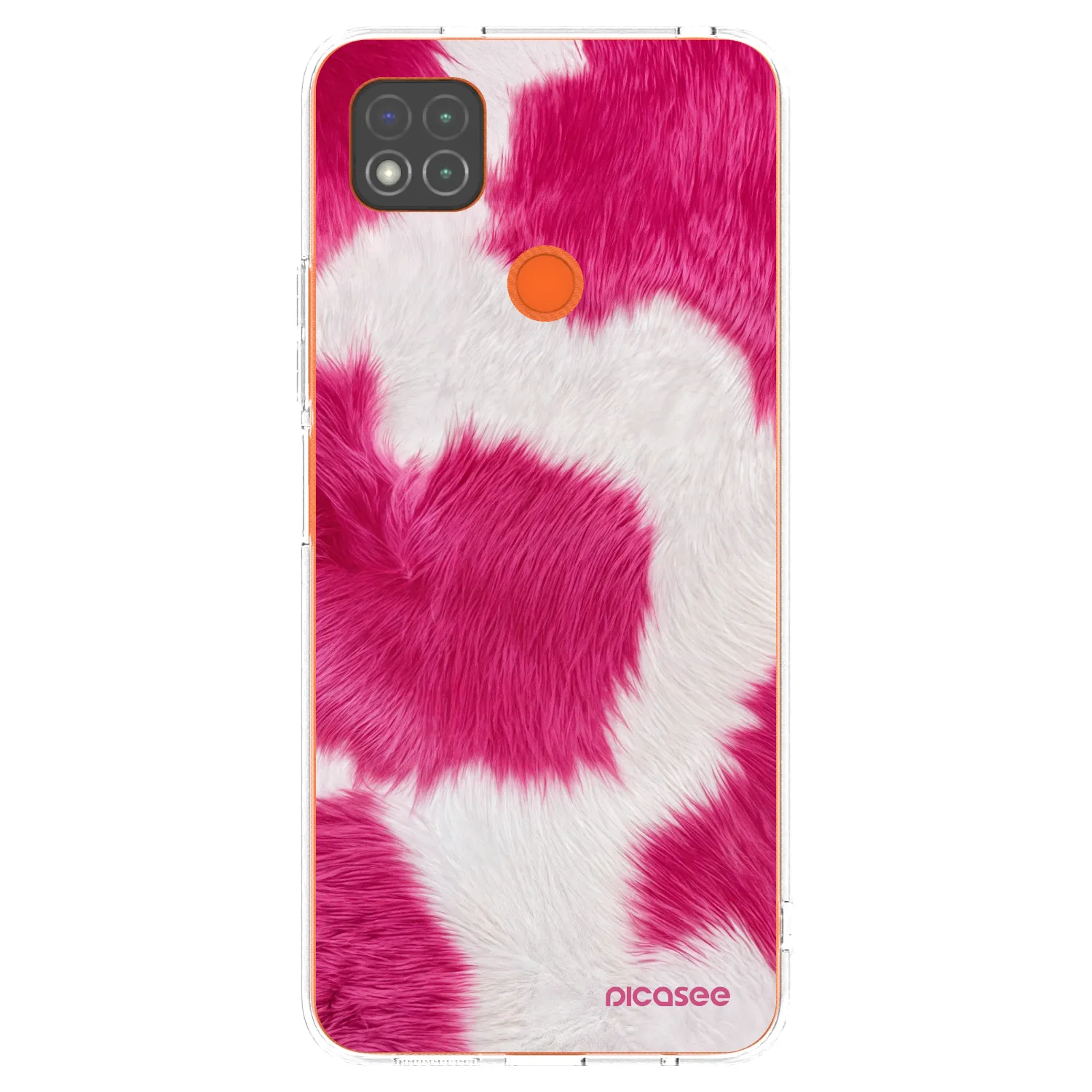 Picasee husă transparentă din silicon pentru Xiaomi Redmi 9C - Pink Moo